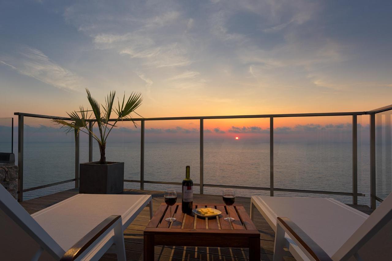 Kathisma Bay Villas - Luxury Villas - Villa Helios Kalamítsi Esterno foto