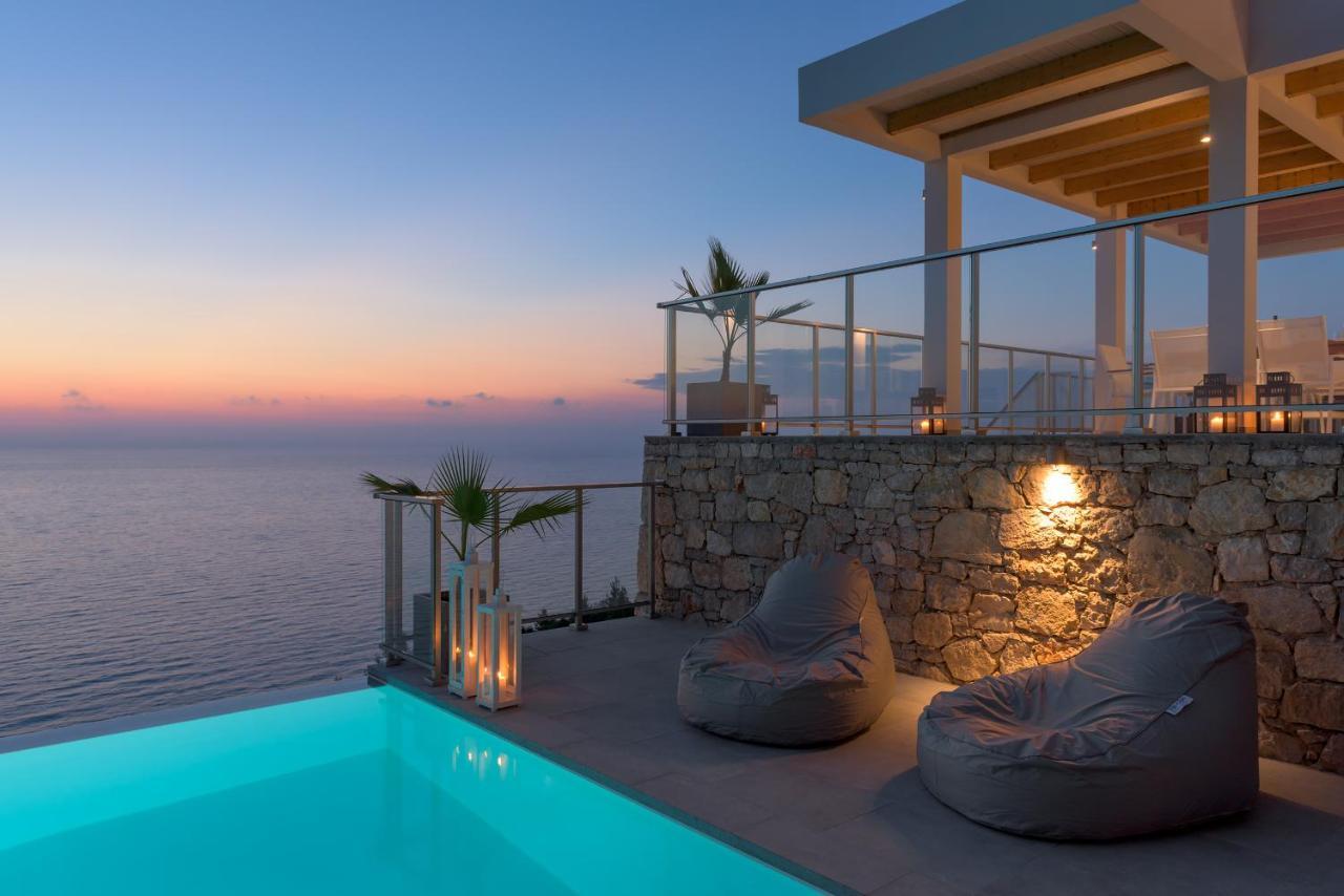 Kathisma Bay Villas - Luxury Villas - Villa Helios Kalamítsi Esterno foto