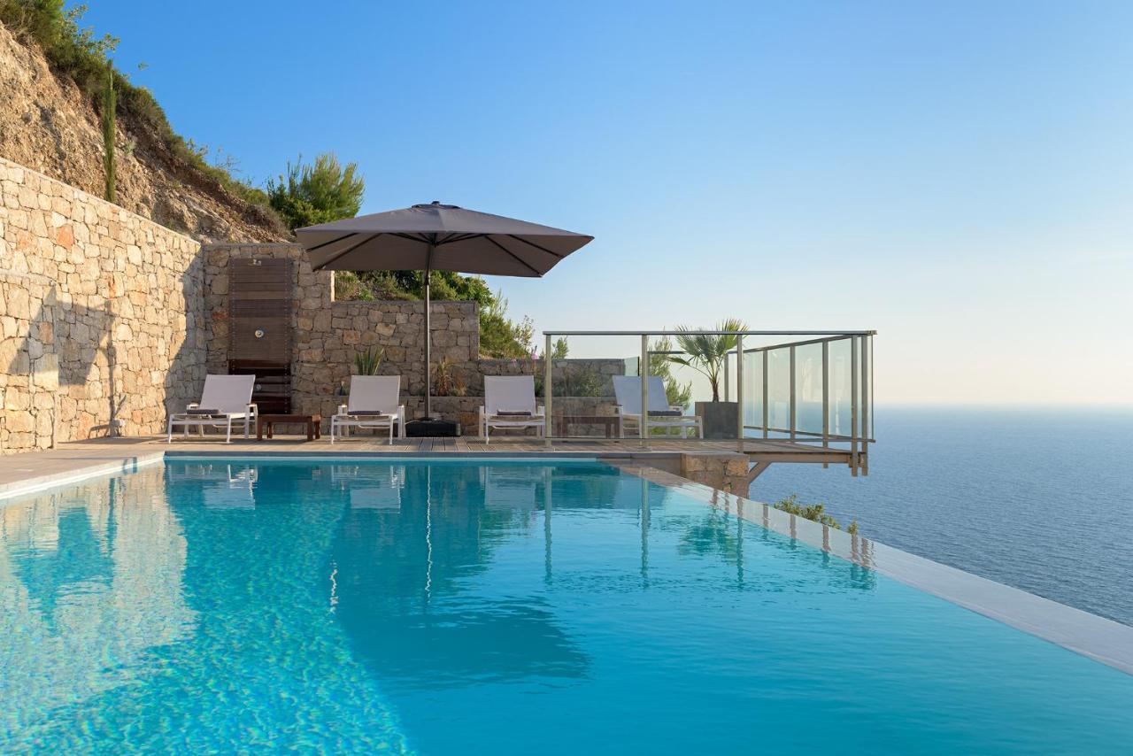 Kathisma Bay Villas - Luxury Villas - Villa Helios Kalamítsi Esterno foto